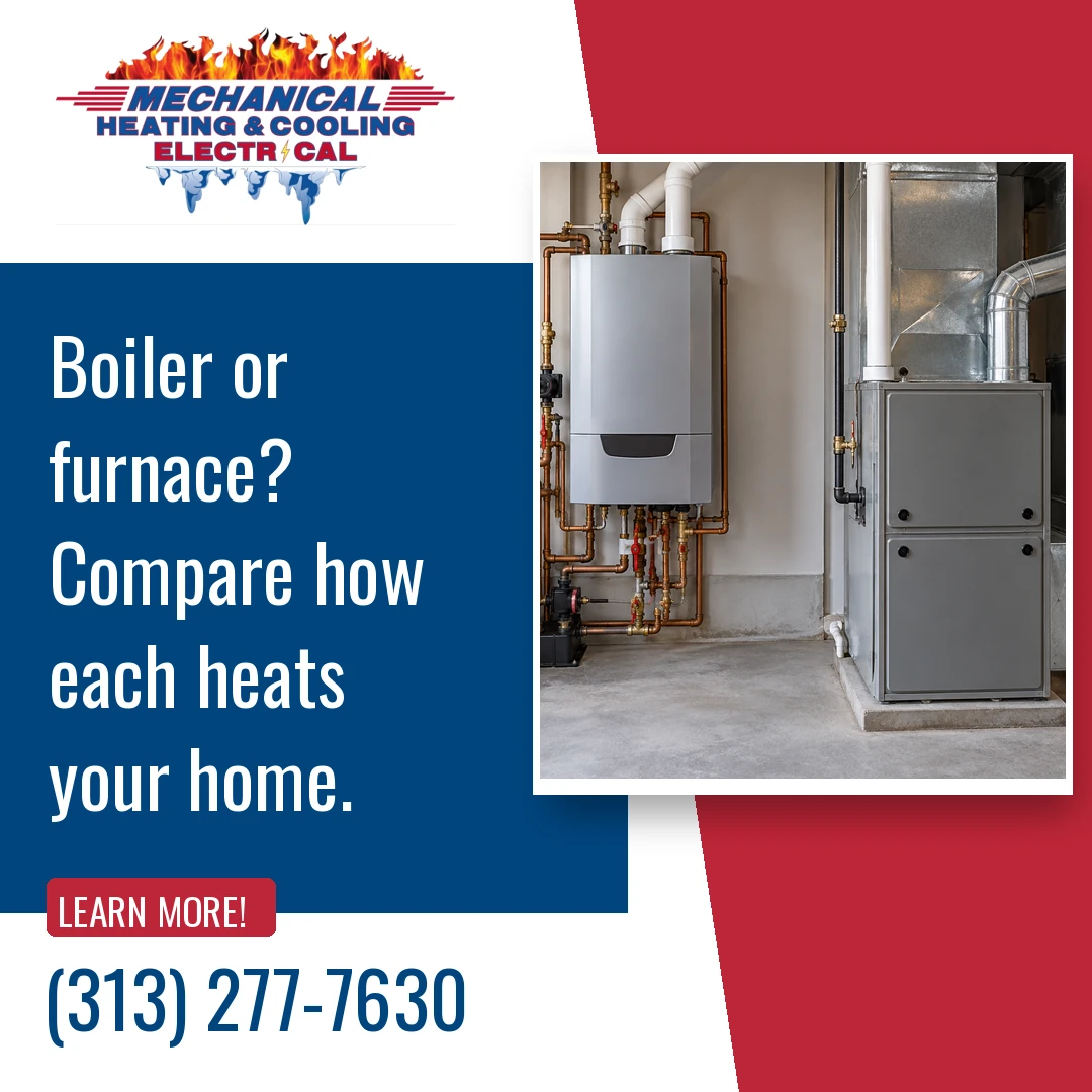 Illustration for Boiler vs. Furnace: Which Is Right for Your Dearborn Heights Home?