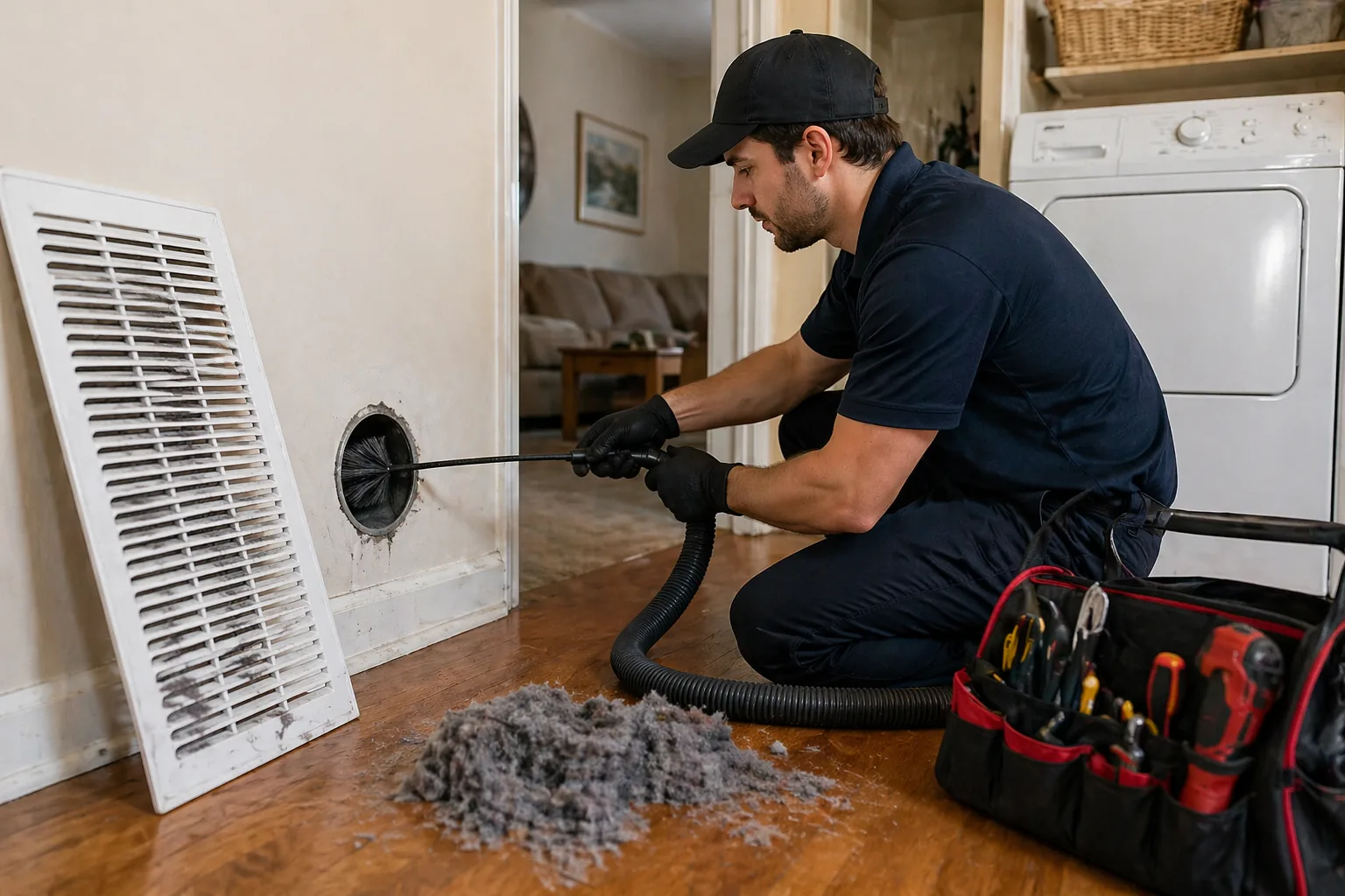 Illustration for Spring Duct & Dryer Vent Cleaning in Dearborn Heights: Why Dryer Vent and Duct Cleaning Matters This Season