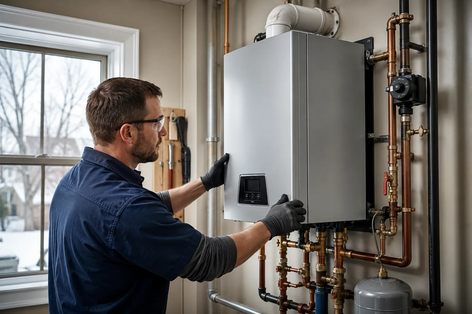Illustration for Upgrade Your Home Heating with a Modern Boiler in Dearborn Heights After Winter Wear | Gas Boiler Installation