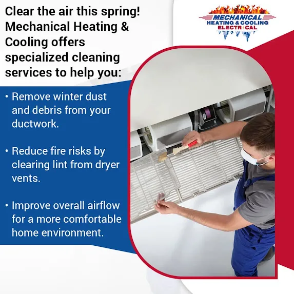 Media image for Mechanical Heating, Cooling & Electrical Provides Duct Cleaning This Spring