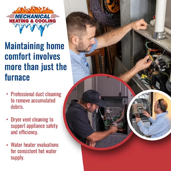 Media image for Mechanical Heating, Cooling & Electrical Adds Post-Winter Furnace Care