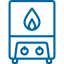 Water heater icon representing installation services offered by Mechanical Heating & Cooling in Canton.